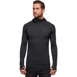 Deals 🛒 Black Diamond Solution Wool Half Zip Hooded Baselayer Top Men's 🌟 -us-Black Diamond Shop BLA 39