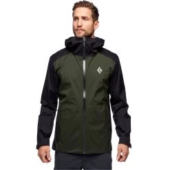 Outlet 🌟 Black Diamond Stormline Stretch Rain Shell Jacket Men's 😀 -us-Black Diamond Shop CYPBK
