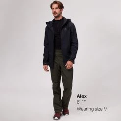 New 🔔 Black Diamond Stormline Stretch Full Zip Rain Pant Men's 🧨 -us-Black Diamond Shop CYP D5