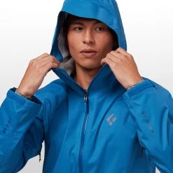 Outlet 🌟 Black Diamond Stormline Stretch Rain Shell Jacket Men's 😀 -us-Black Diamond Shop KIN D8