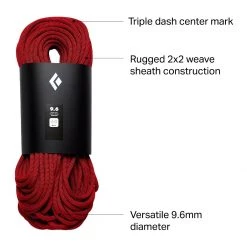Outlet 🎉 Black Diamond 9.6mm Rope 😍 -us-Black Diamond Shop RED D3