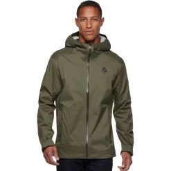 Outlet 🌟 Black Diamond Stormline Stretch Rain Shell Jacket Men's 😀 -us-Black Diamond Shop TUN